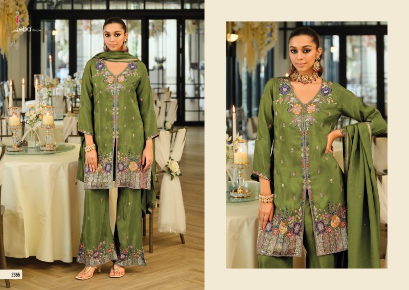 D 2355 By Eba Simar Beats Work Best Readymade Suits 